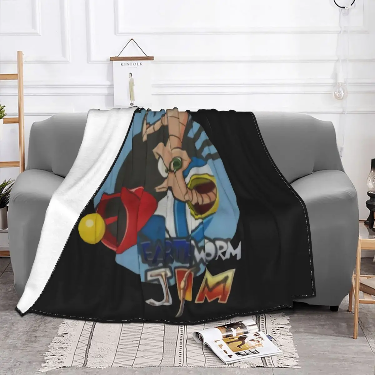 Earthworm Jim Western Style Casual Fitness Hot High Quality Party Hot Sell Pride Humor On Sale Throw Blanket