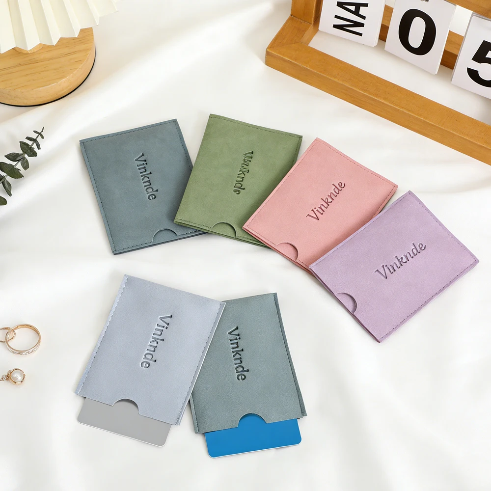 50-pezzi-porta-carte-di-credito-sottile-in-microfibra-di-lusso-con-logo-personalizzato-custodia-alla-moda-per-carte-d'identita-portagioie-per-orecchini-e-anelli