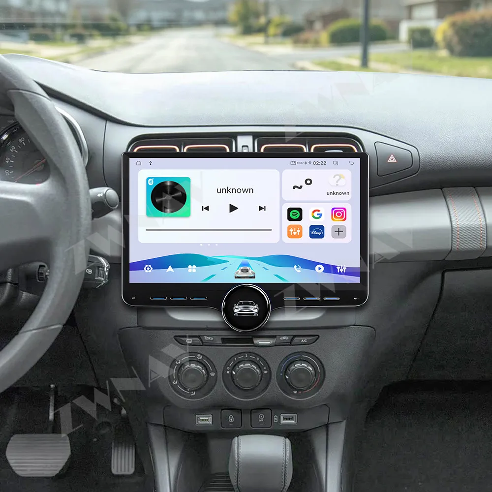11.5 Inch Single Knob Android 15 Car Radio For Citroen C3-XR 2019 IPS Touch Screen GPS Navigation DSP Wireless CarPlay Auto Unit