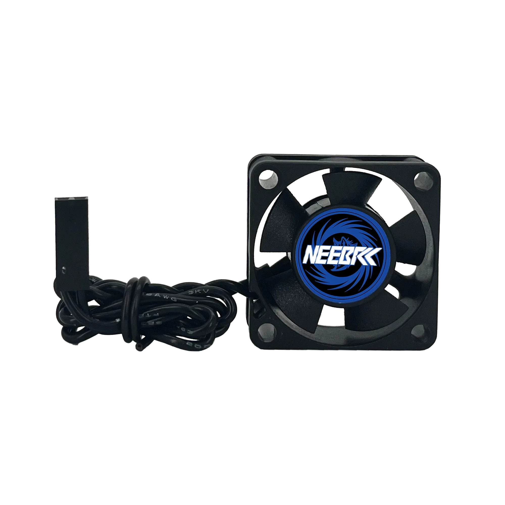 NEEBRC 30mm RC Cooling Fan 5V-12V DC 25000RPM High Wind Heatsink Rapid JST Plug with Holder Cover for 36mm Brushless Motor ESC