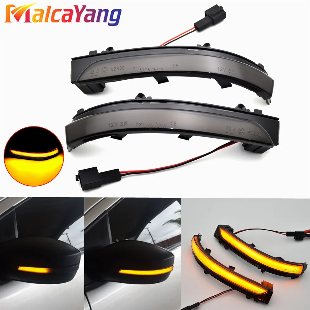 NEW Premium Quality Car LED Dynamic Turn Signal Light FOR VW GOL Saveiro Voyage FOX UP Side Mirror Sequential Blinker Indicator