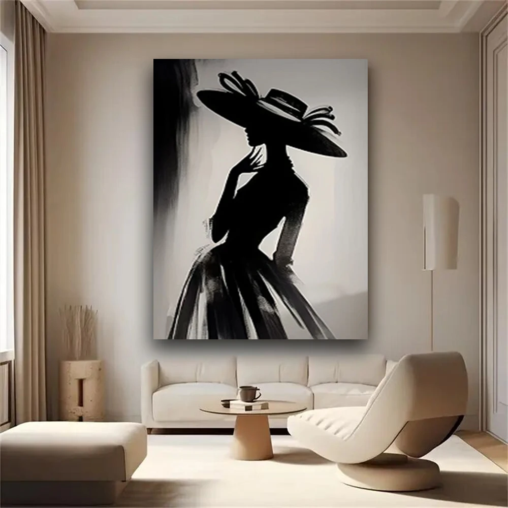 Big Eyes Girls Canvas Art Handmade Picasso Style Oil Painting Modern Abstract Woman Figures Wall Pictures For Living Room Decor