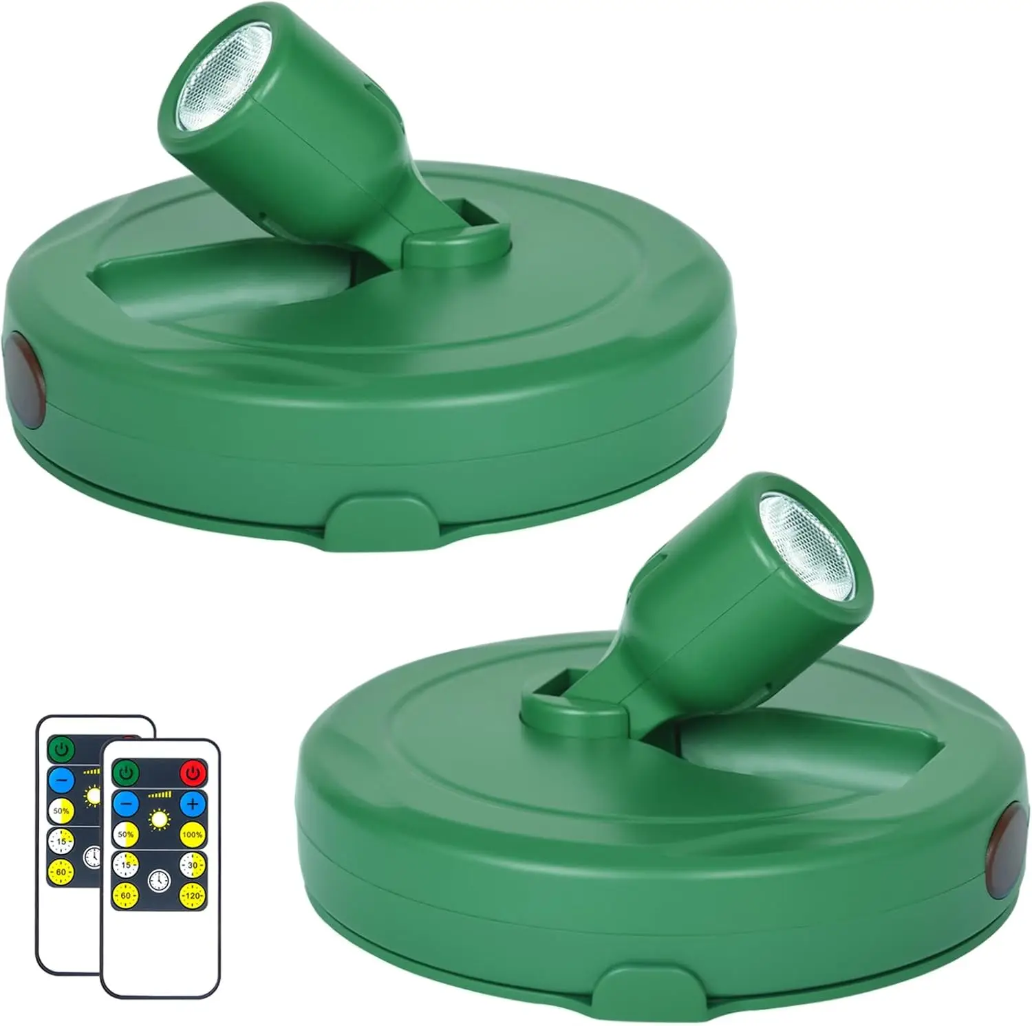 

Battery Powered LED Spotlight with Remote, Dimmable Timer, 3000K Warm White, for Art Display & Indoor Decor