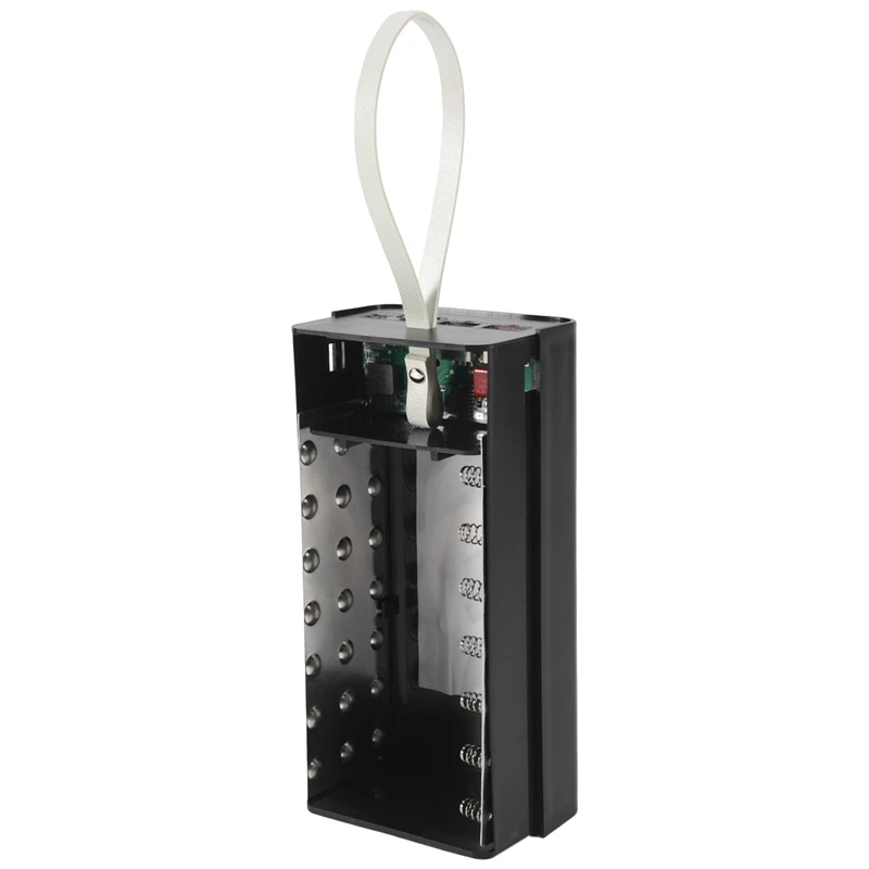 21X18650 Battery Case Welding Free Power Bank Case With Light 18650 Battery Charge Box Detachable Portable Diycase