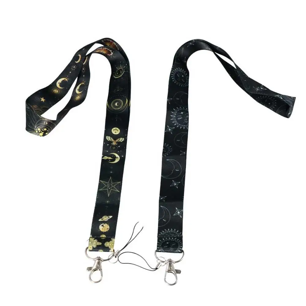 Supply Vintage Keyrings Phone Lanyard Stars Lanyard Card Holder Badge Holder ID Card Holder Hanging Rope Phone Neck Strap