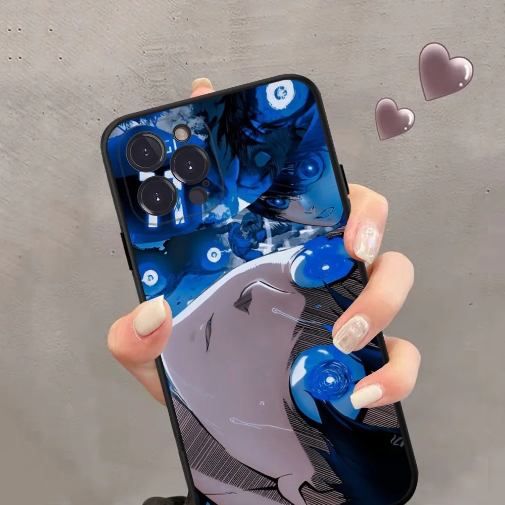 Anime Blue Lock Phone Case Silicone Soft For iphone 15 14 13 12 11 Pro Mini XS MAX 8 7 6 Plus X 2020 XR Shell