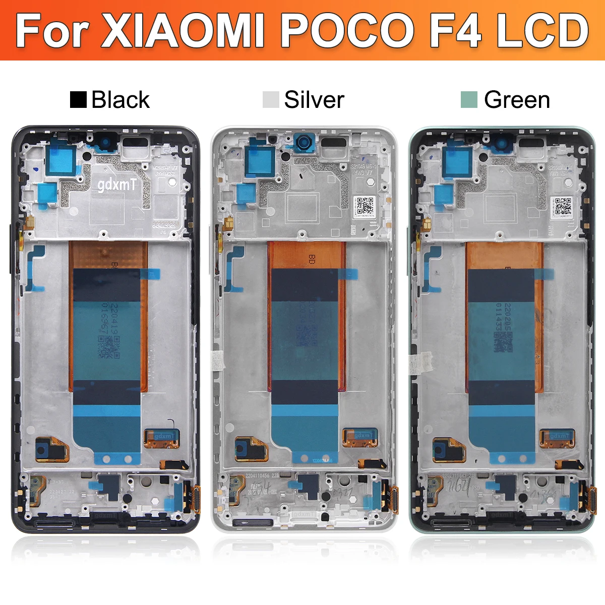 AMOLED For Xiaomi POCO F4 2021211RG 22021211RI LCD Display Touch