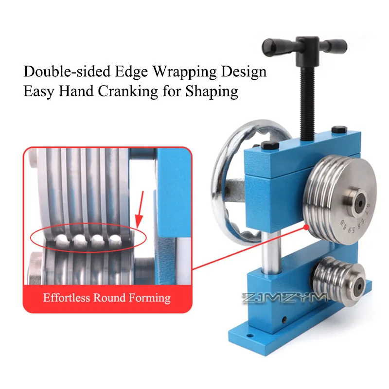 Labor Saving Hand Operated Jewelry Forming Machine Adjustable Manual Bracelet Ring Round Shaping Tool for Gold Silver Jewelry