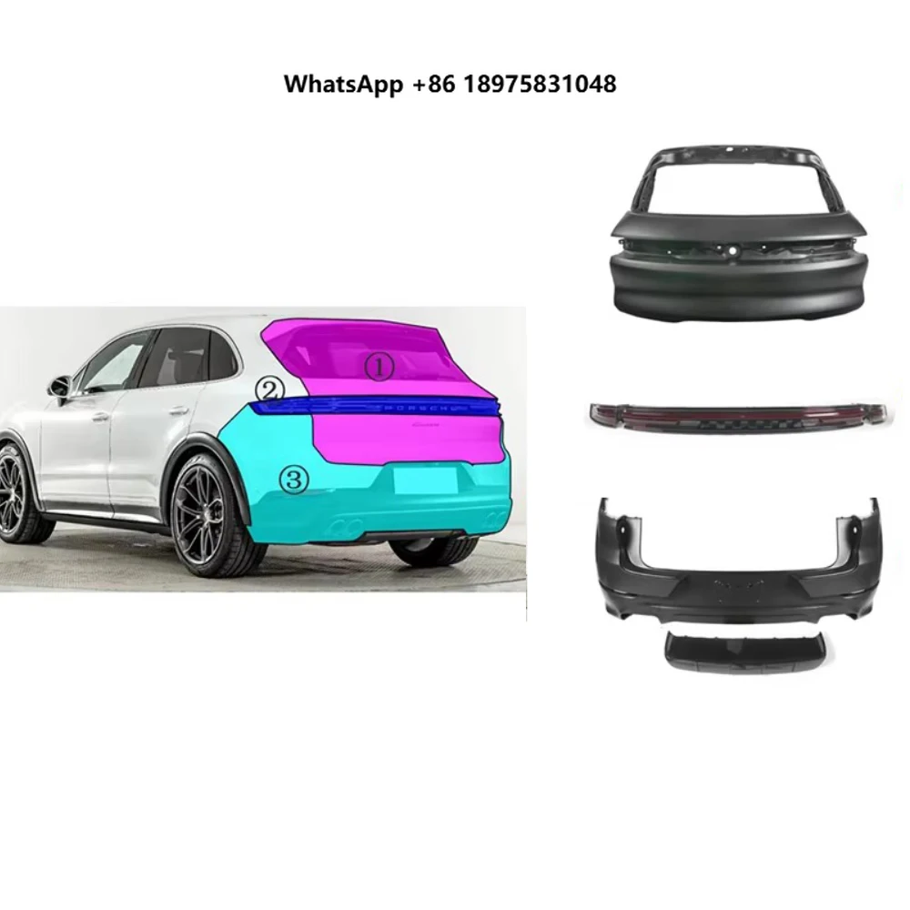 2024/2025 Turbo SD Body Kit for Cayenne 2011-2023 Upgrade to Latest with Exhaust Bumper Cut-Outs New Condition