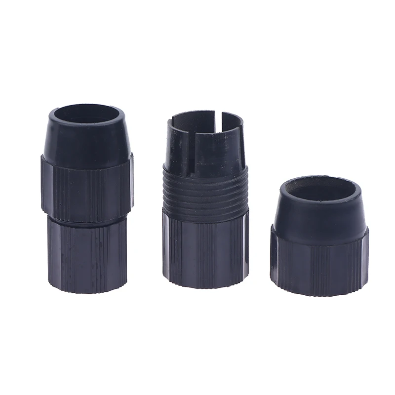 Plastic Telescopic Tube Connector Dip Net Pole Telescoping Pipe Twist Clamp Fixed Lock For DIY Carbon Fiber Tube 19-22 25-28mm