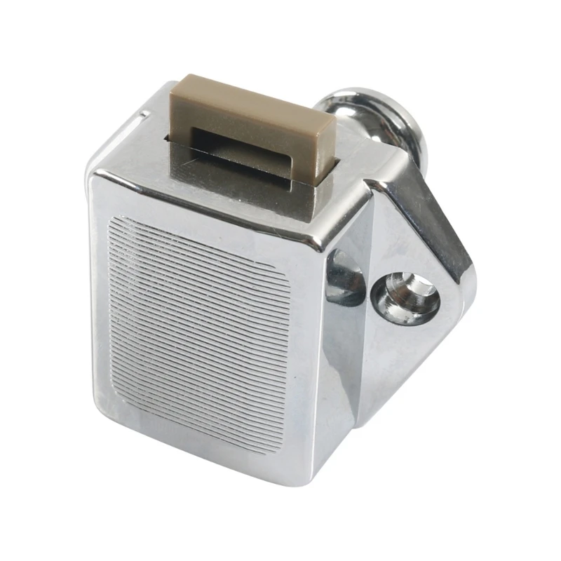 Drawer Security Lock Push Button Mechanism Double Function Handle Secure Drawer Door Fastener for Furniture Cabinets Use