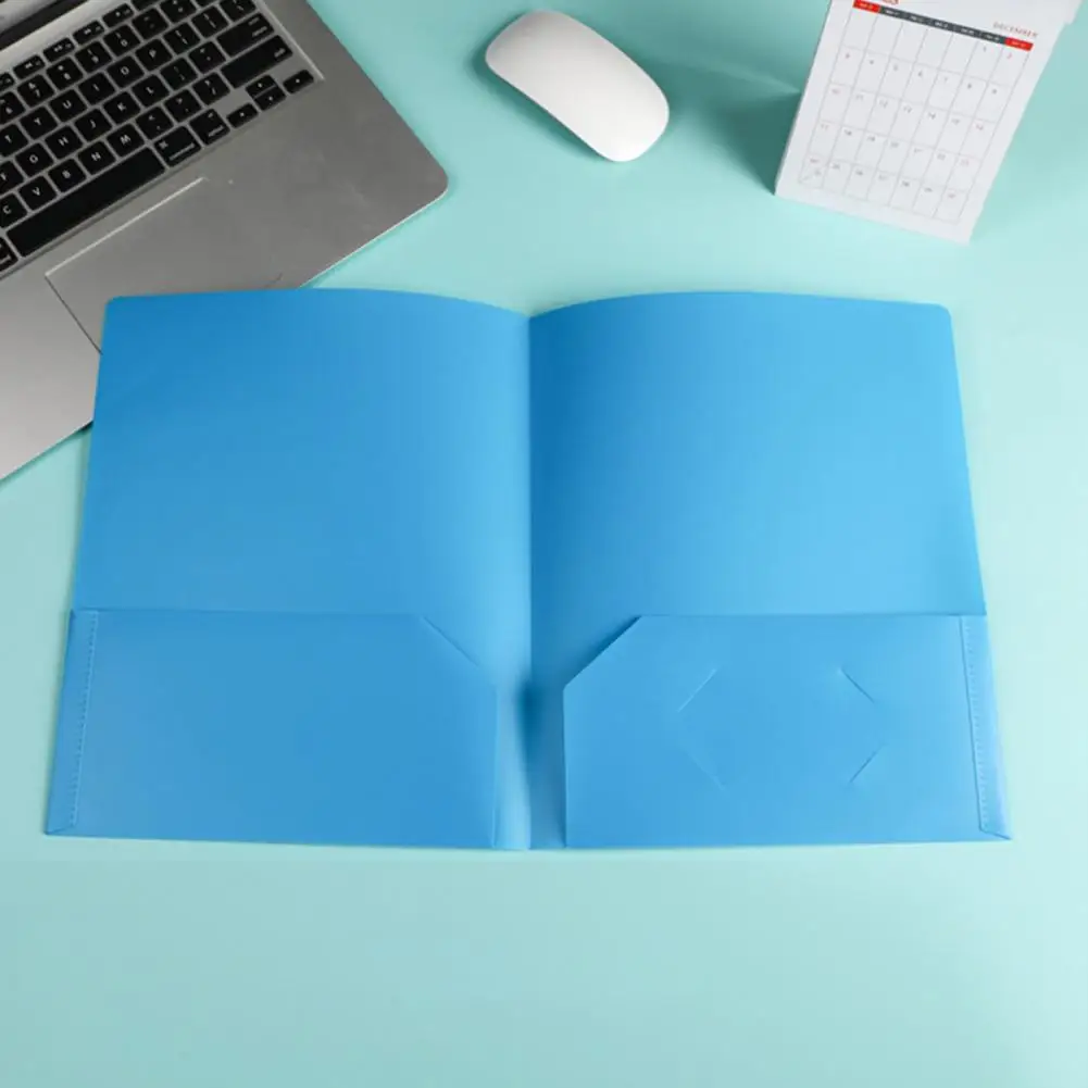 Carpetas de archivos con bolsillos, carpetas organizadoras de papel, carpetas de archivos de plástico impermeables con bolsillos, ranura para tarjetas de visita, paquete de 6