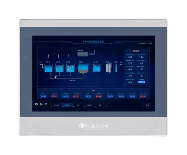 TLF Flexem HMI FE6100WE Substituir MT8100iE MT8101iE para Weintek tela sensível ao toque de 10,1 polegadas
