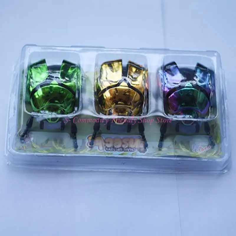 85AE Realistic 3D Printed Scarab Wind Up Insect Toy Early Education Science Kits For Boy Girl Adult Relaxation Winding Toy