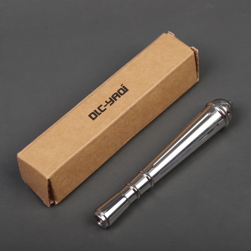 YAQI Teardrop Polished Men Stainless Steel Safety Razor Handle,57g Polish Grip,Universal Fit for Men's Safety Shavers