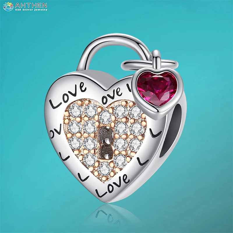 

Ahthen 925 Sterling Silver Beads Bulb Center Nameplate Dangle Charm fit Snake Chain Bracelets Necklaces for Women Jewelry Making