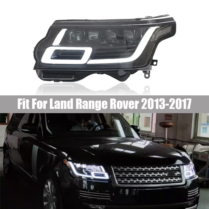 Fit for Range Rover Sport/Vouge 2013 2014 - 2017 Modified LED Headlights Assembly Matrix LED Lens Old Modified New Lights