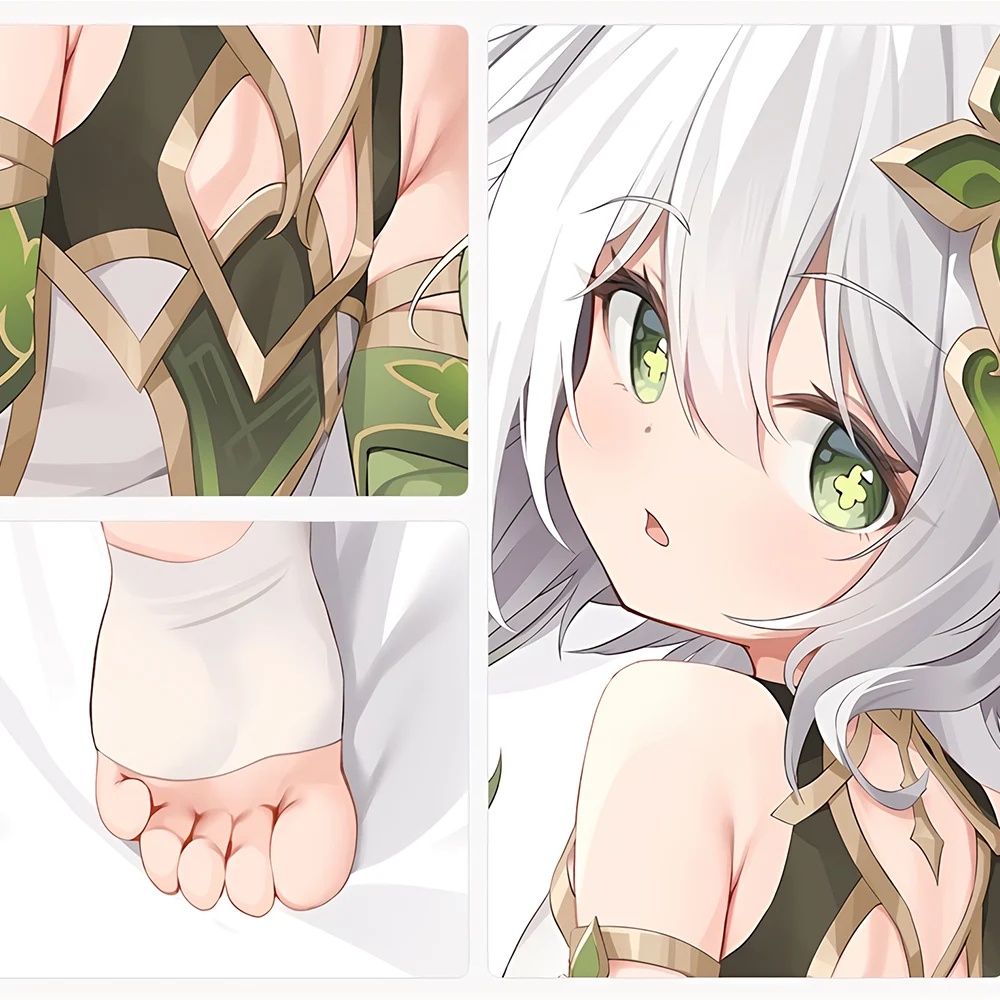 Dakimakura Genshin Impact Nahida Full Body Pillow Case Anime Otaku Pillowcase Game Throw Cushion Cover Bed Decor Gift