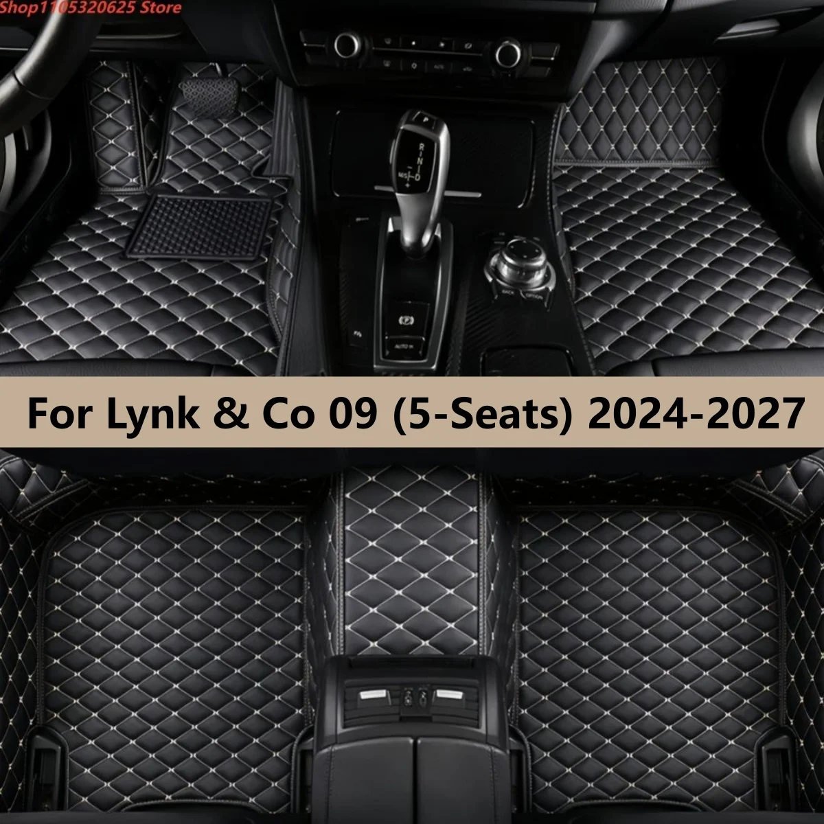 

SUV Car Floor Mats For Lynk & Co 09 (5-Seats) 2024 2025 2026 2027 Interior Details Accessories Artificial Leather