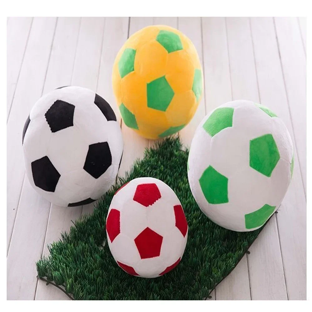 

20cm Simulation Stuffed Football Plush Toy Imitation Soccer Ball Soft Doll For Children Presents Gift Early Education Toy