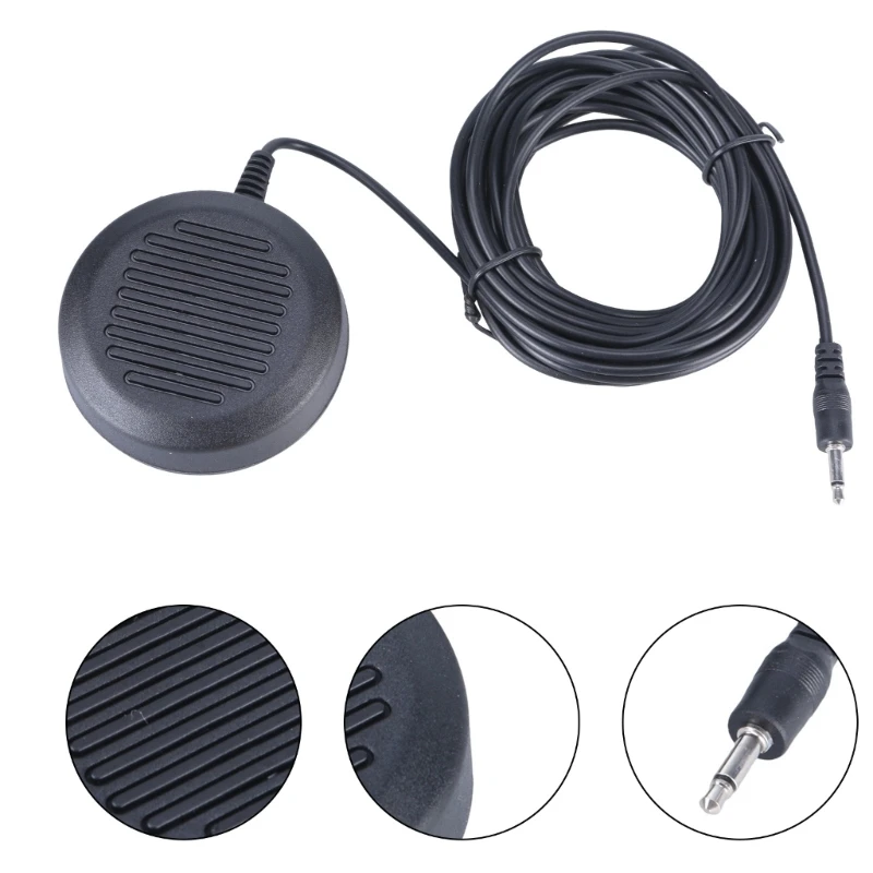 Speaker Eksternal NSP100 Radio Dua Arah 3.5Mm Plug Loudspeaker untuk FT-1802M/FT-1807M/FT-1900R/FT-1907R/FT-7800R/FT-7900R