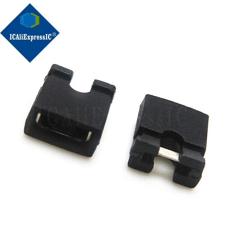 10pcs/lot 2.54mm Circuit Board Jumper Cap Shunts Short Circuit Cap Computer Jumpers Shunt Cap In Stock