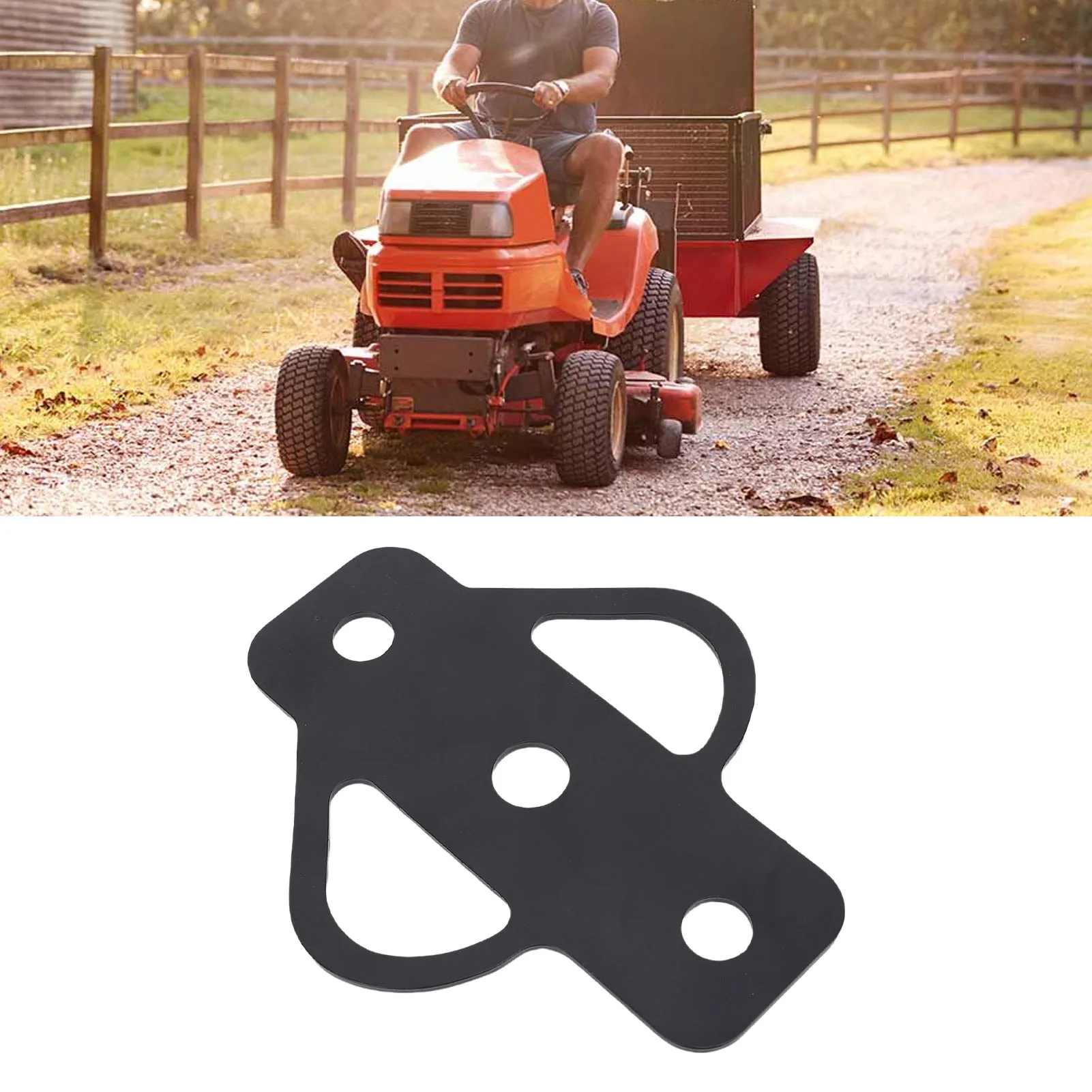 3 Way Trailer Hitch Adapter High Strength Steel for ATV Mower Golf Cart Yard Cart Garden Tractor Flat Towing Ball Mount