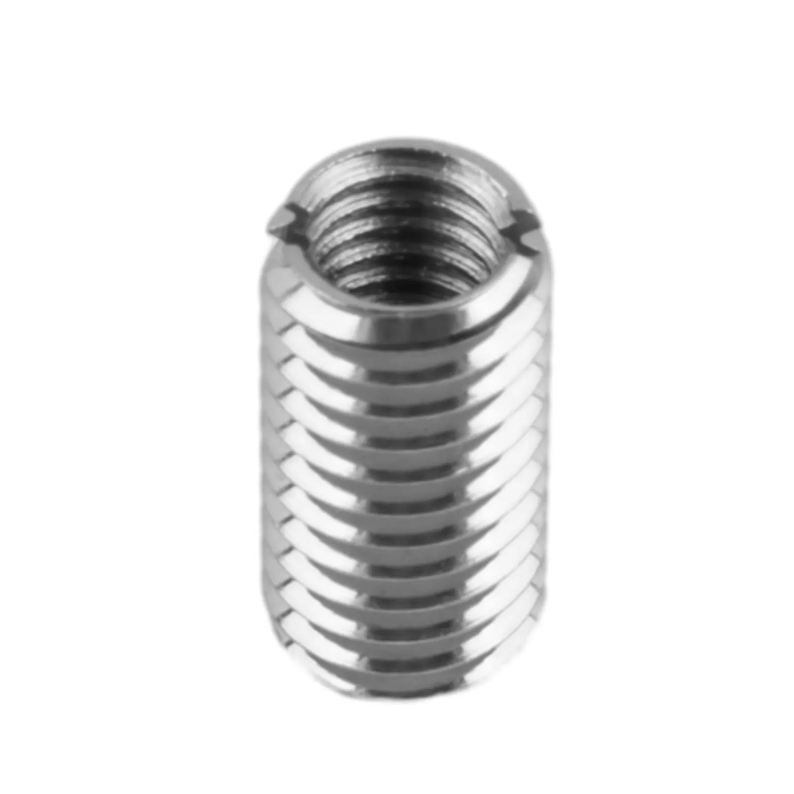 10 Pcs Thread Reducer Threaded Inserts Inner M6X1.0 Outer M8X1.25 Length 15MM Male Female Nut Stainless Steel Thread Repair Tool