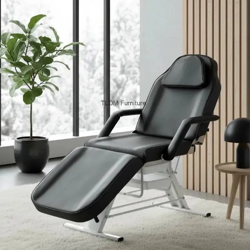 Massage Table Beauty Handheld Embroidery Design Bed Massage Bed Cervical Spine Eyelashes Lettino Per Massaggi Salon Furniture