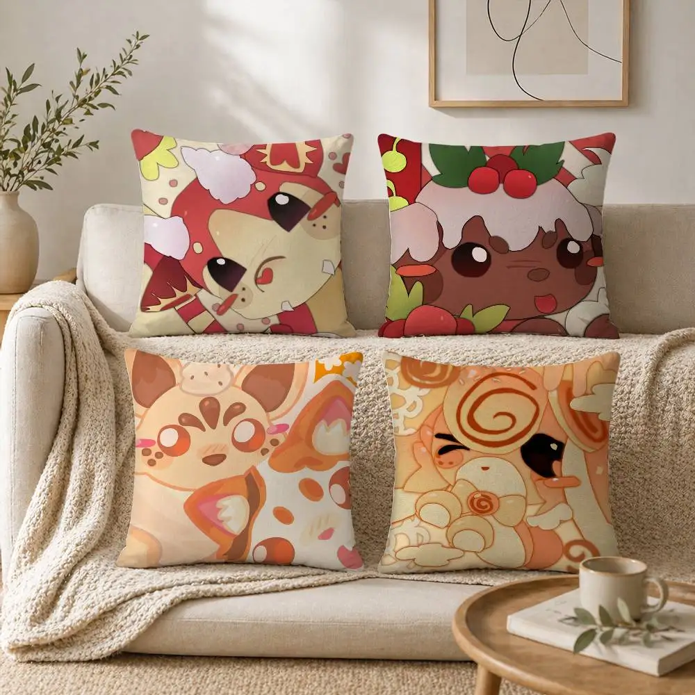 

Game A-Adopts Me Anime Pillow Case for Sofa Living Room Home office Decor Protective Cover