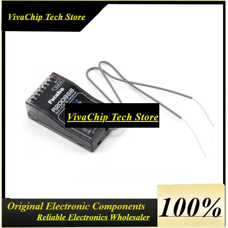 VIVaS1pcs For FUTABA R2008SB 2.4G S-FHSS HV S.BUS Receiver Compatible T18MZ T8J T6J T6K T10J 14SG 16sz 18sz Remote Control FPV R