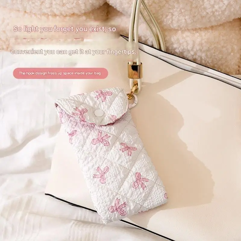 Practical Printed Glasses Bag Suitable For Storing Jewelry Cosmetics And More Y166