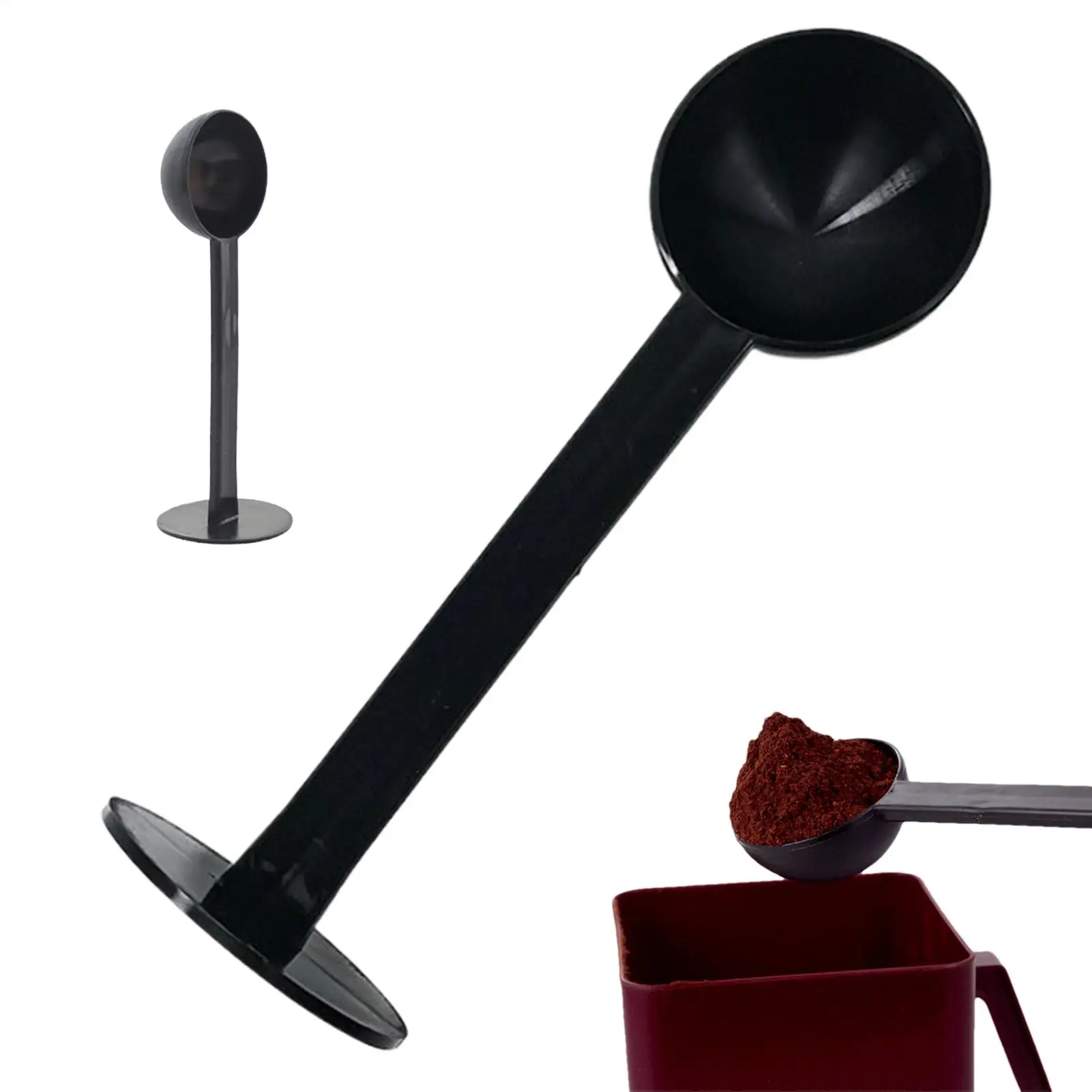 Dual-use Scoops Coffee Spoon 2 In 1 Measuring Spoon 10g Standard Powder Press Scoop Coffee Machine Accessories Kitchen Tools