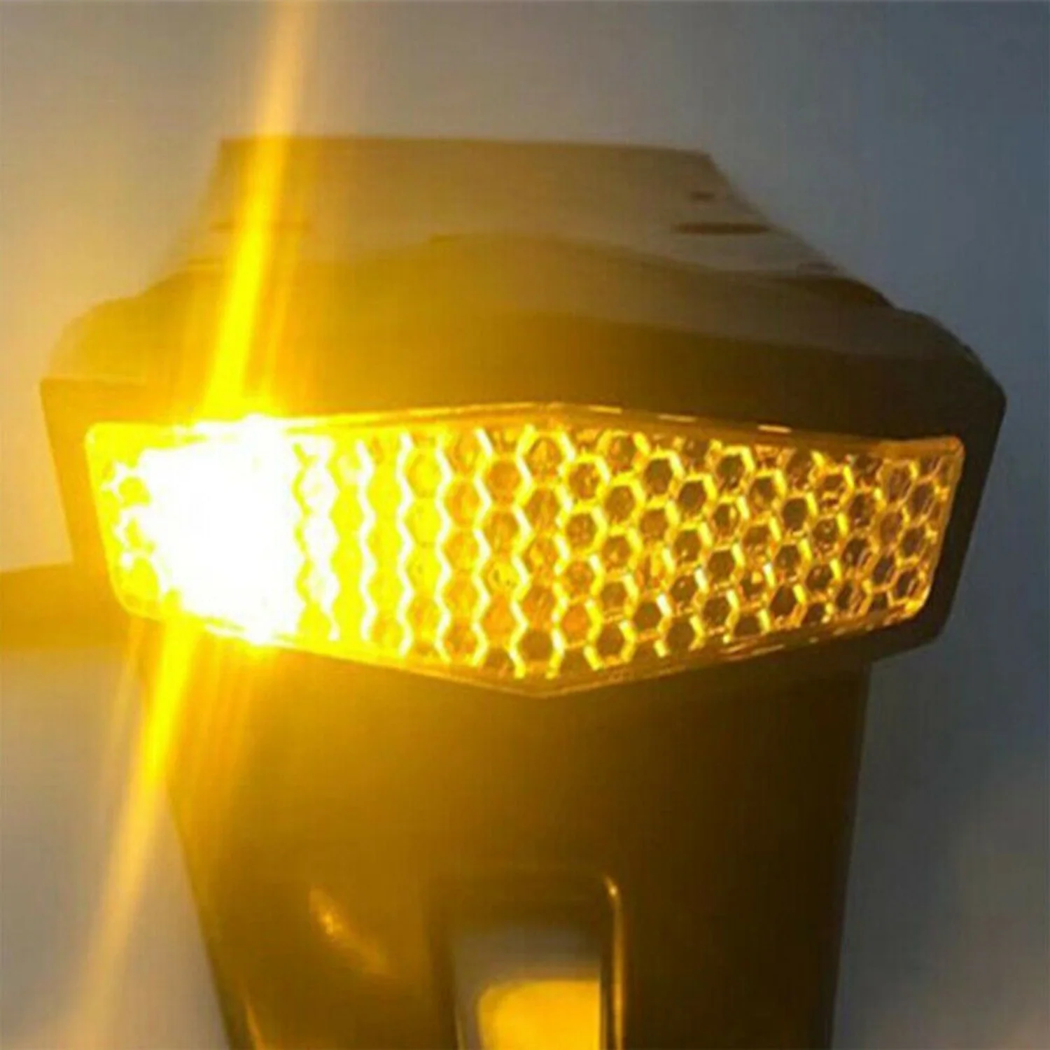 Universal Motorcycle LED Turn Signals Modified Tail Light Cafe Racer Fender Edge Brake Lamp