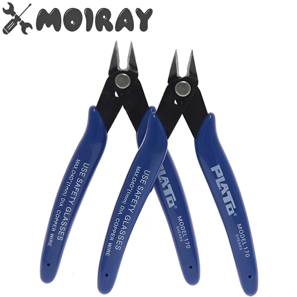 Plato 170-diy Alicador Diagonal Eletrônico com Fio Corte Lateral Garras Cortador de Fio Peças de Impressora 3d Ferramentas Manuais Mandíbula Pcs