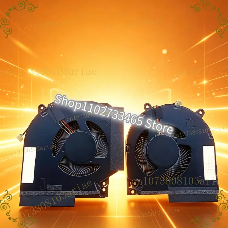 Notebook Cooling Fan for HP Victus 16‑R 16‑DW WD 16‑DX TPN‑C169 TPN‑C170 12V Replacement Fan