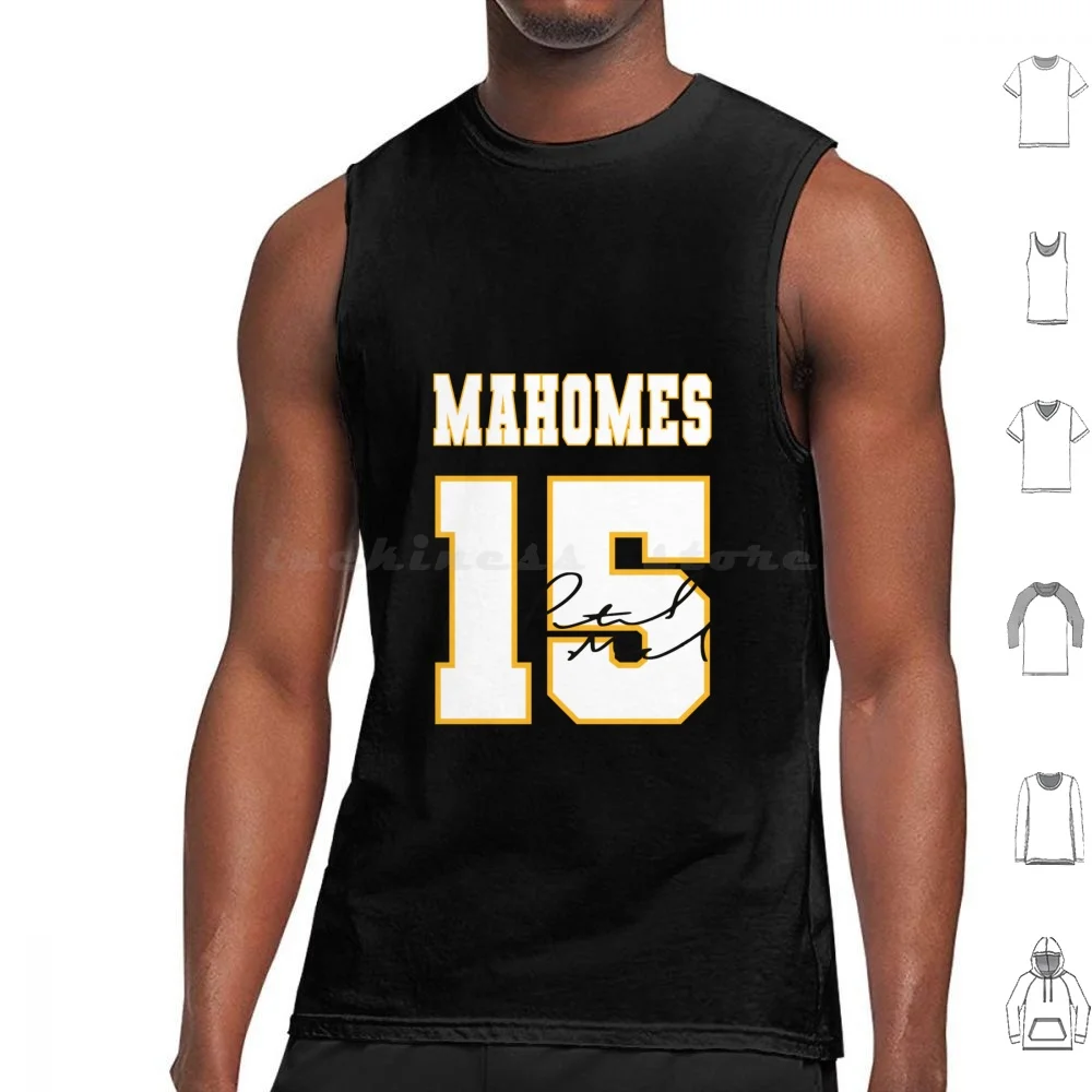Mahomes 15 Camisetas sin mangas Chaleco Sin mangas Chiefs Mahomes Mahomes Kansas City Fútbol Kansas Kc Kelce 15 Rojo