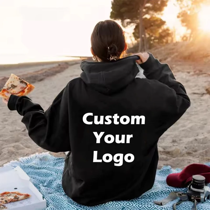 

Custom Design Cotton Hoodie Men Womens Diy Customize Print Hoody Your Own Photo Logo Sweatshirt Famliy Gifts Gothic Clothes