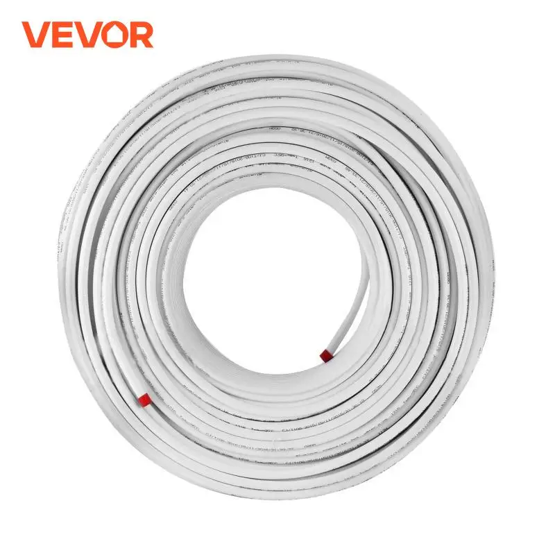 VEVOR PEX Tube 200M 300M PEX-AL-PEX Tubing Oxygen Barrier Radiant Floor Heating Plumbing Inner Aluminum Layer PEX Tubing Pipe