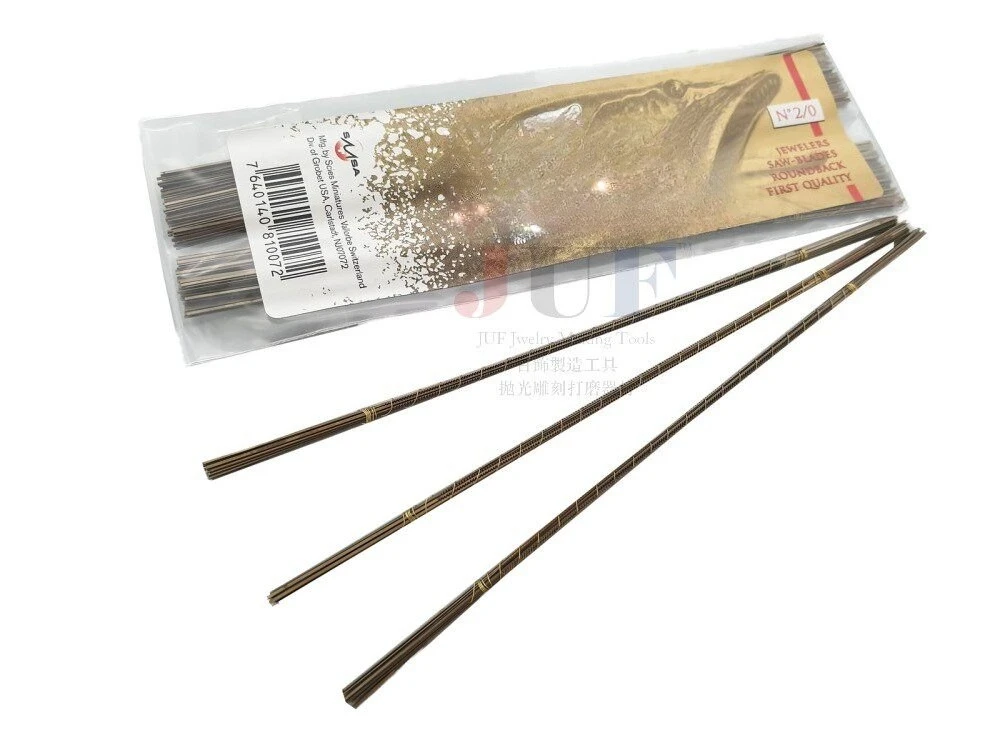 

Whole Pack/144 Pieces, Swiss SuperPike Super Parker Line Saw Blade, Premium Metalworking Special Saw Blade Saw Wire