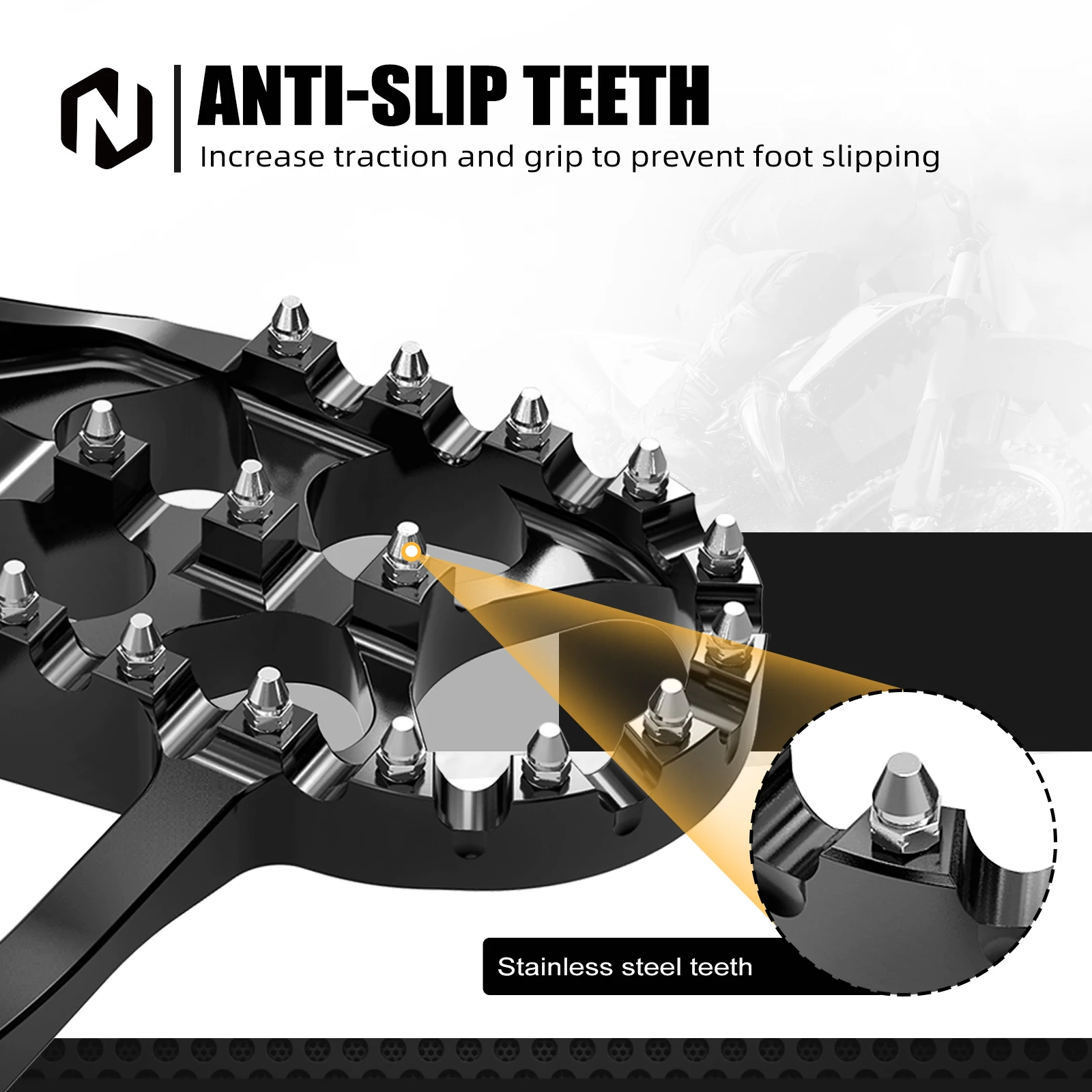 ل KTM EXC 300 2024 2025 موسع أوتاد القدمين مساند القدمين إلى الخلف EXC-F 350 SXF 450 XC XCF XCW ل Husqvarna TE300 GasGas EC300