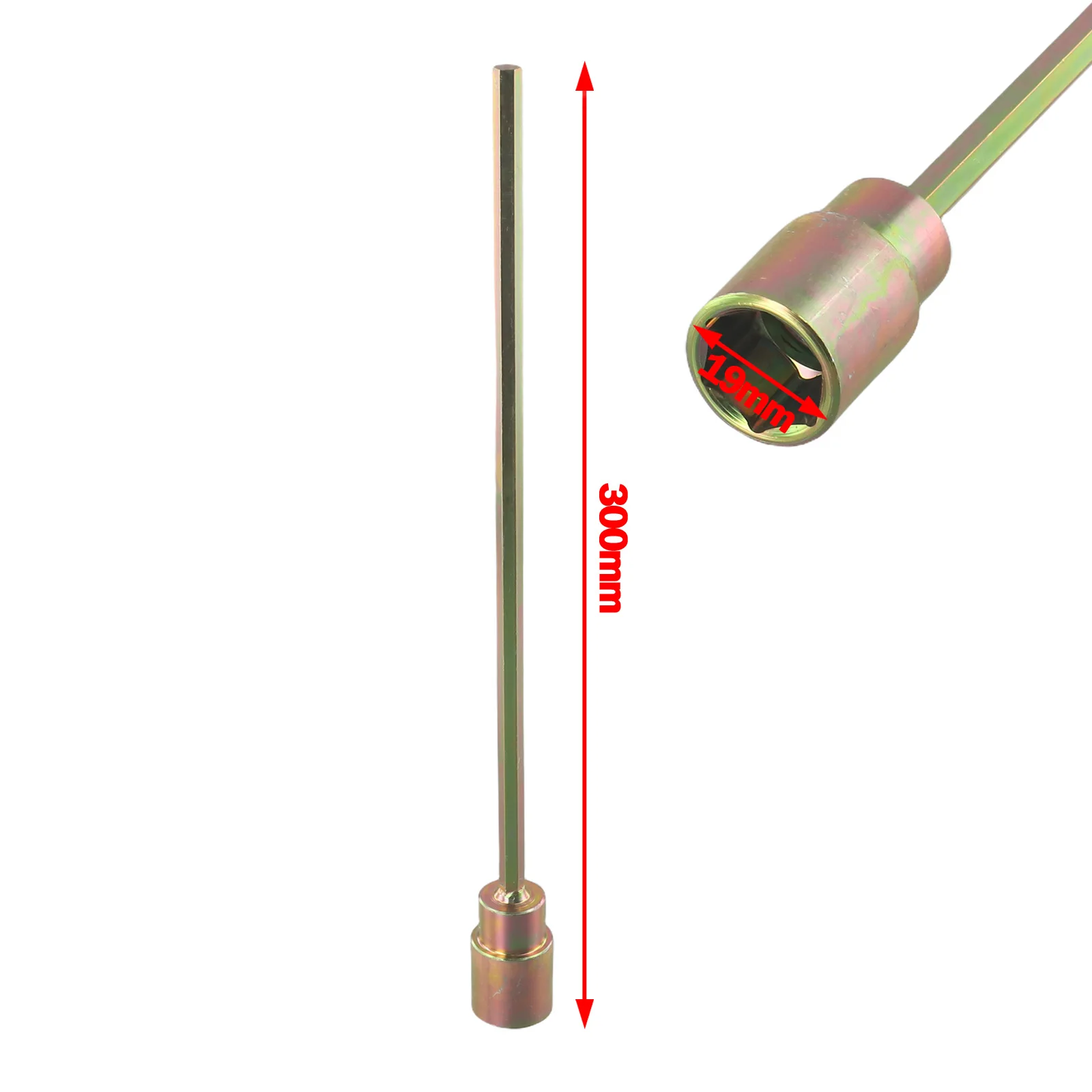Imagem -05 - Chave Soquete de Extensão para Broca Elétrica Soquete Hexagonal Canto Caravana Firme Leg Winder 1pc 30cm Comprimento 19 mm