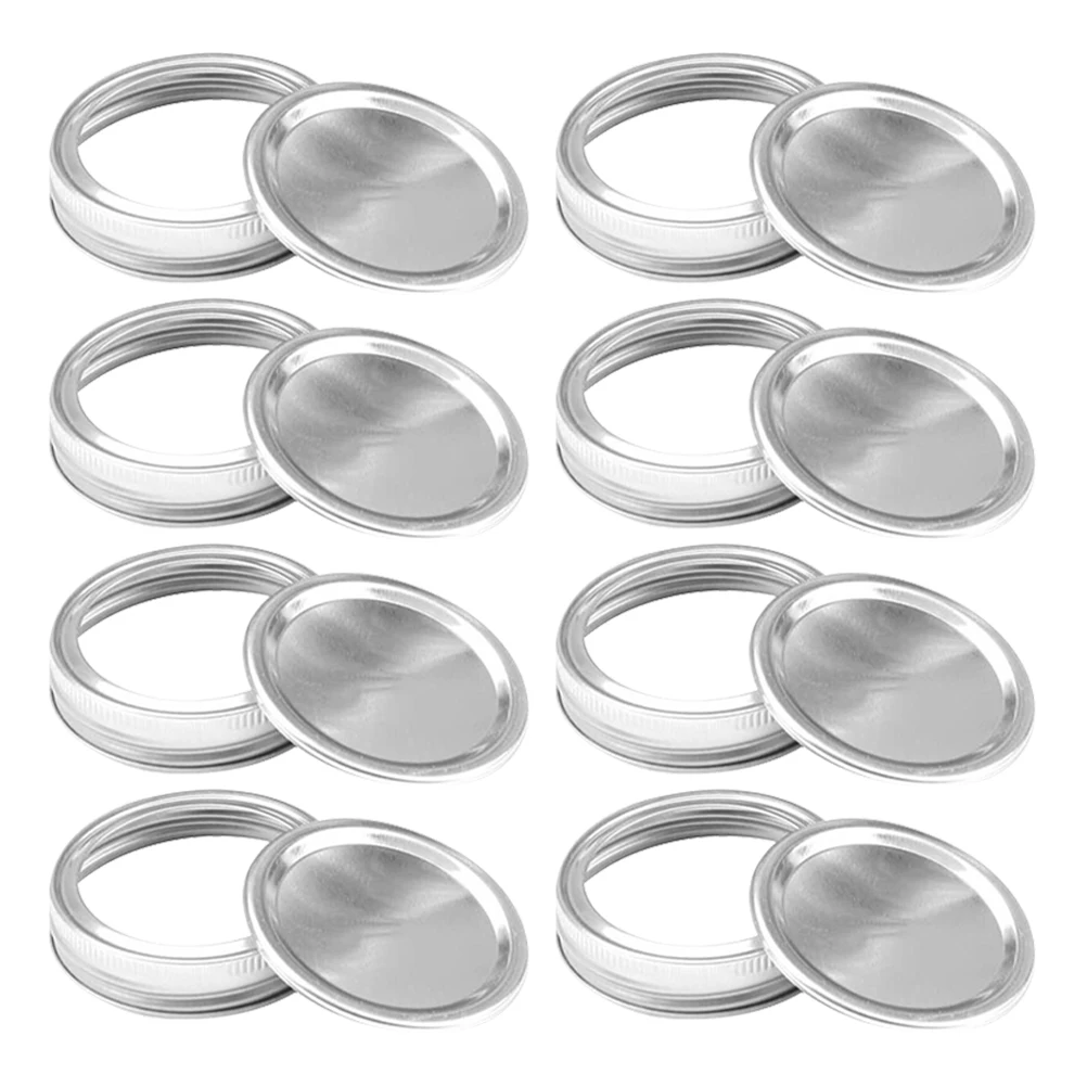 

15pcs Lids Mason Jars Mason Jars Sealing Lids Sealed Covers Leakproof Canning Regular Mouth Kitchen Bar Storage