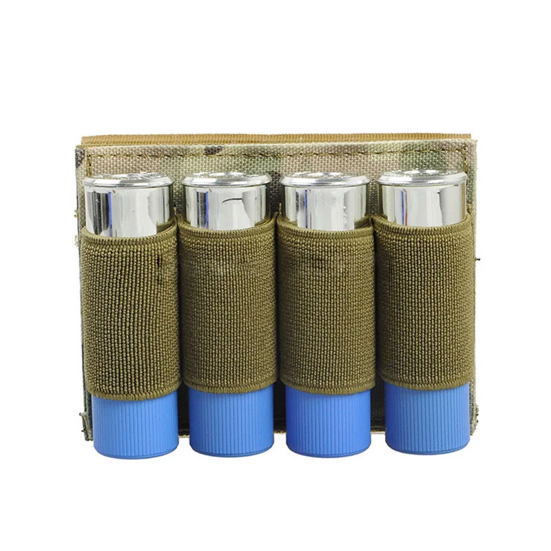 Porta cartuchos táctico para culata de escopeta con velcro - imagen 2