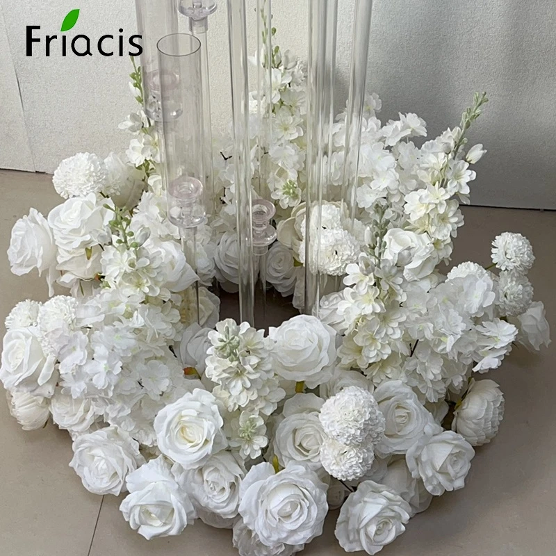 White Flower Ball Centerpiece 2