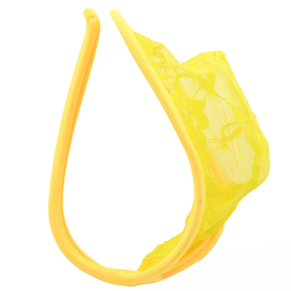 Homens sexy rendas c-string ver através de tangas transparente cueca erótica calcinha masculina ver através do pênis bolsa homem sexo cuecas