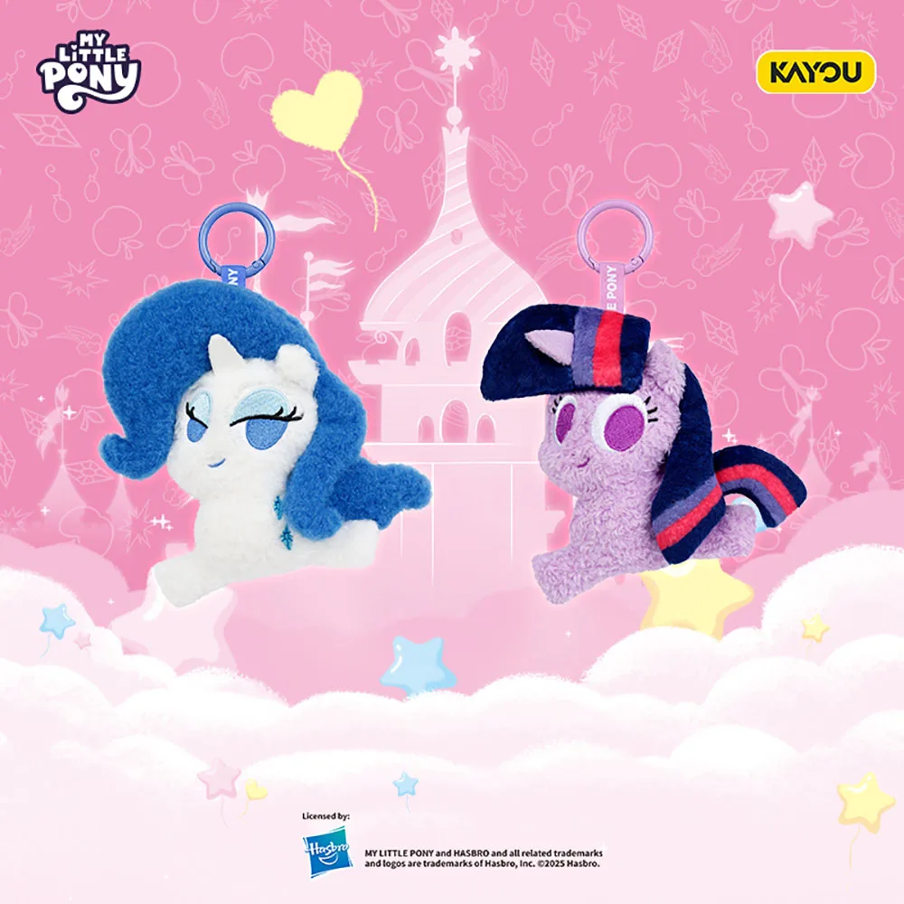 Originele KAYOU My Little Pony Pluche Hanger Serie Blind Box Cartoon Q-versie Prachtige Pop Decoratie Accessoires Kindergeschenken