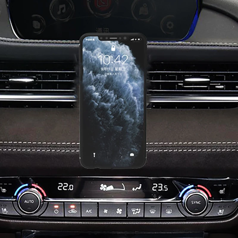 Magnetic car mobile phone holder gps holder air vent mount bracket cell phone clip cradle for Mazda 6 Atenza 2020 2021 2022