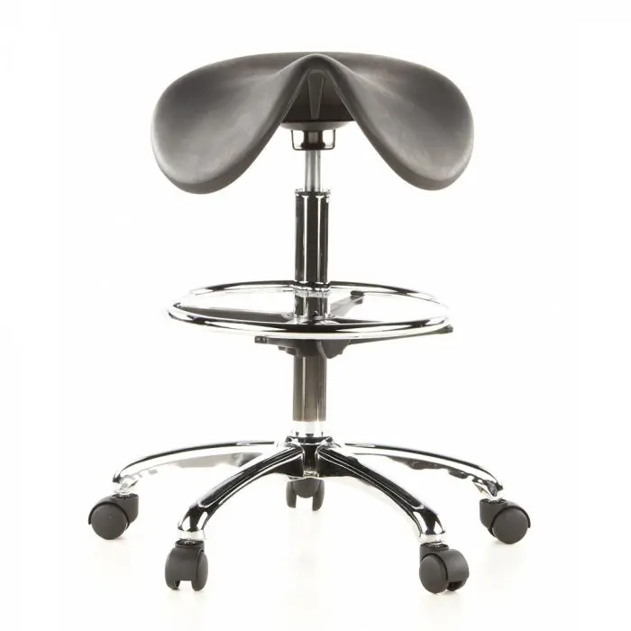 

TWINCO Saddle Stool Rolling Ergonomic Swivel Chair for Dental Office Massage Clinic Spa Salon Chair