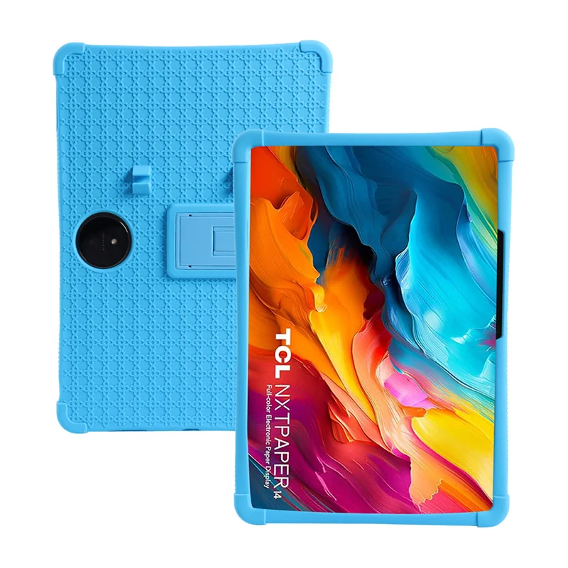 Silicon Shockproof Cover For TCL NXTPAPER 14 9491G 14.3" Tablet Case Multi-Angles Adjustable Stand Funda